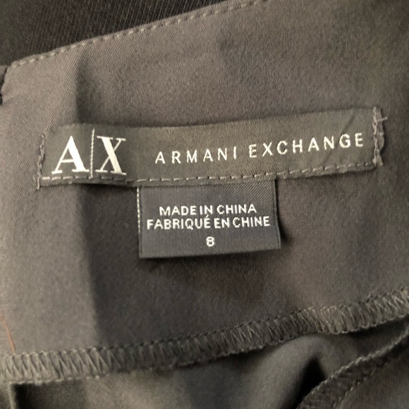 Armani exchange gray and black dress. Size 8 - Picture 4 of 5